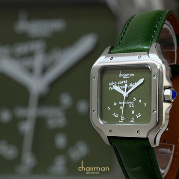 Chairman Geneve Special Edition Green Dial And Strap Gents Watch