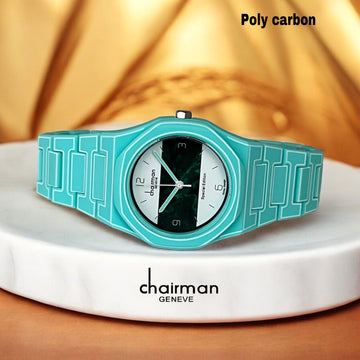 Chairman Geneve Special Edition Multi Color Dial Sky Blue Poly Carbon Watch