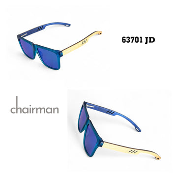 Chairman Luxury 63701 JD Blue Unisex Sunglass