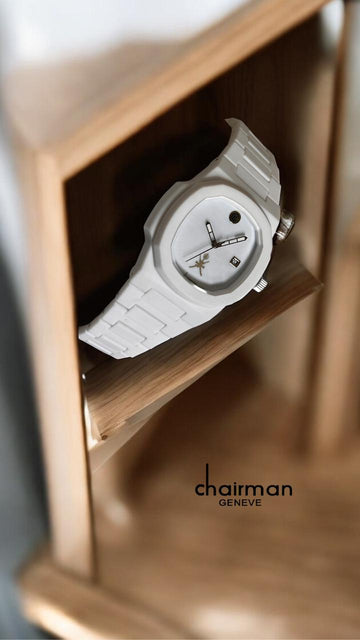 National Emblem Of Oman Dated White Chairman Geneve Gents Watch