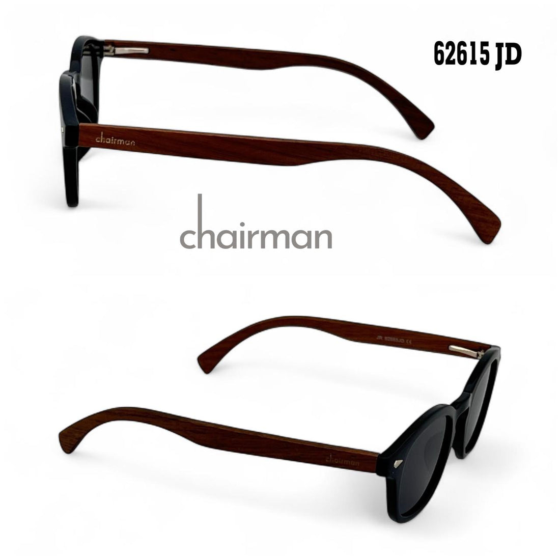 62665 JD Chairman Brown Frame Unisex Black Sunglass