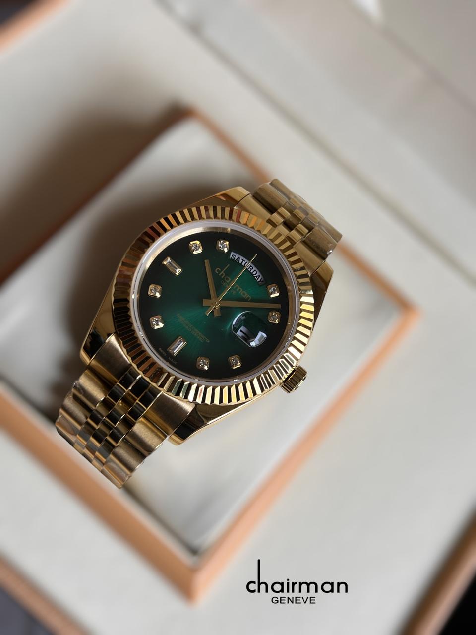 Golden Chain Strap Luxury Rolex watch