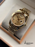 rolex chairman golden watch