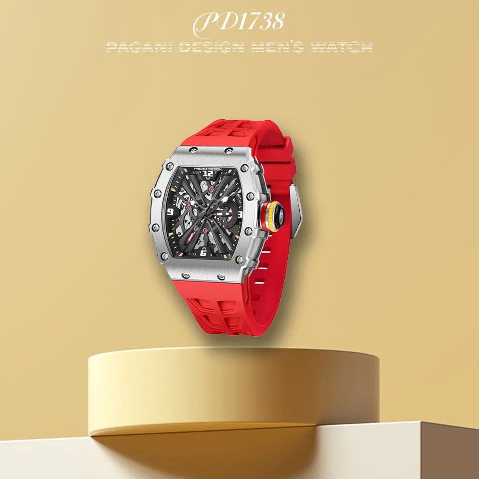 pagani design silicon wrist band watch
