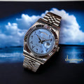 arabic dial rolex type luxury watch