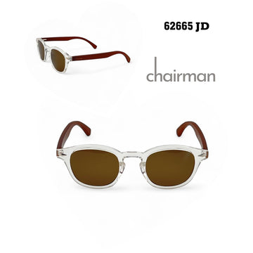 Brown Chairman Luxury 62665 JD Unisex Sunglass