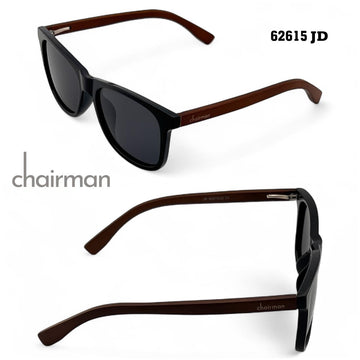 Chairman 62615 JD Unisex Brown Frame Black Sunglass