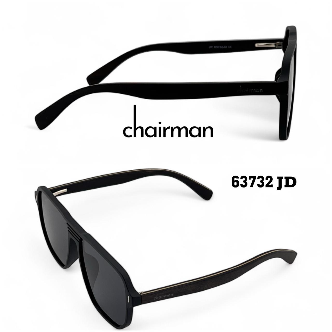 Chairman Luxury 63732 JD Unisex Black Sunglass