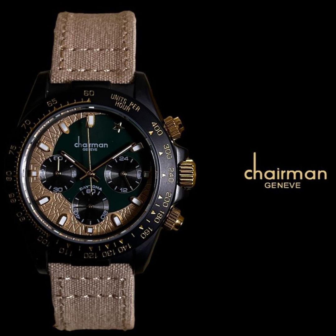 ضمان سنه مقاومة للماء chairman rolex sports watch