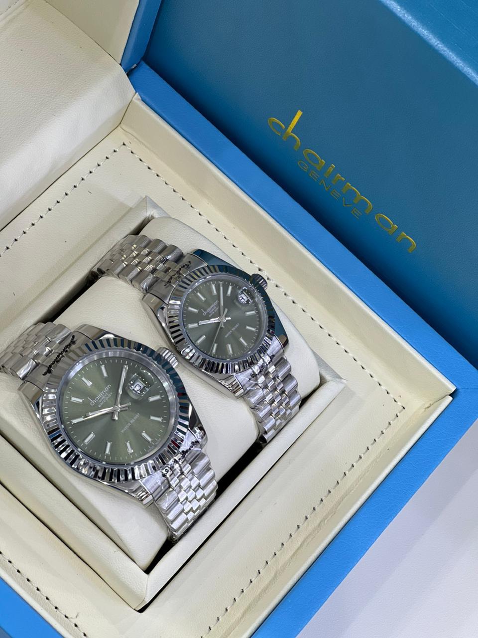 Chairman Luxury Couple Combo Gift Watch