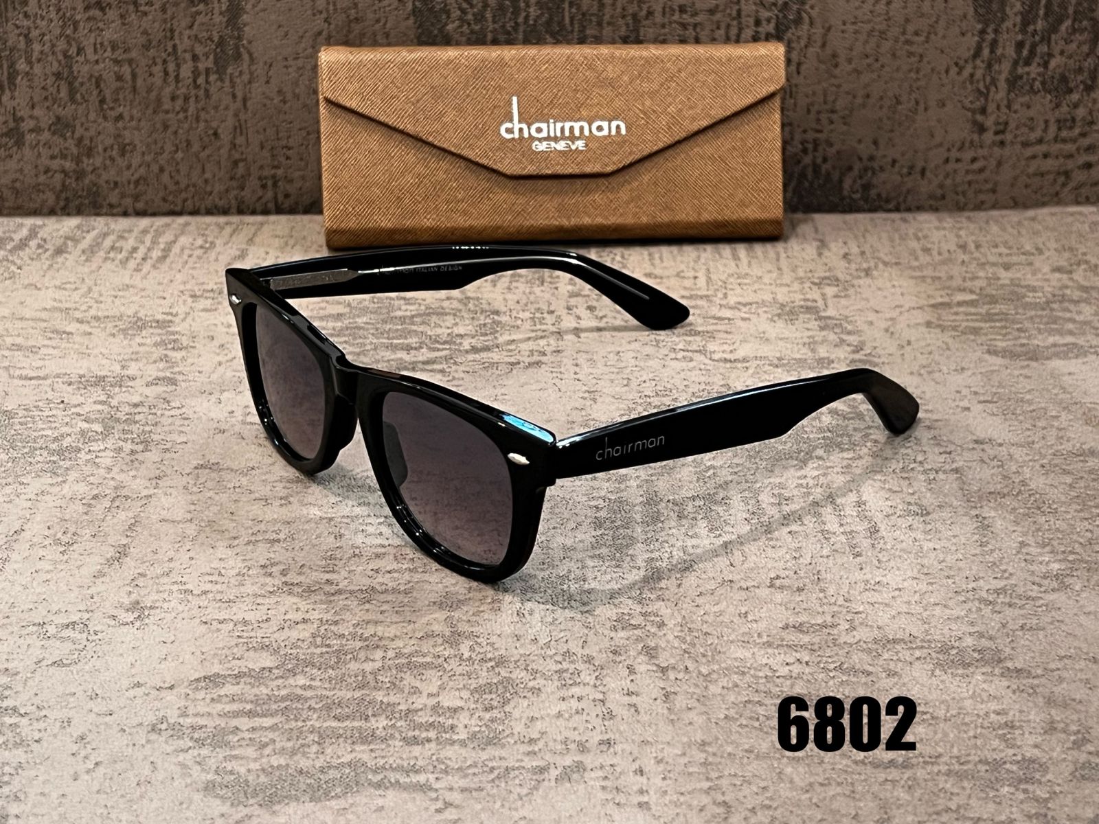 luxury black sunglasses