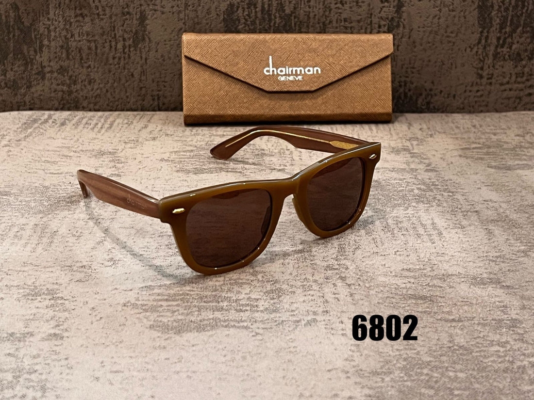 Luxury Brown Unisex Sunglasses