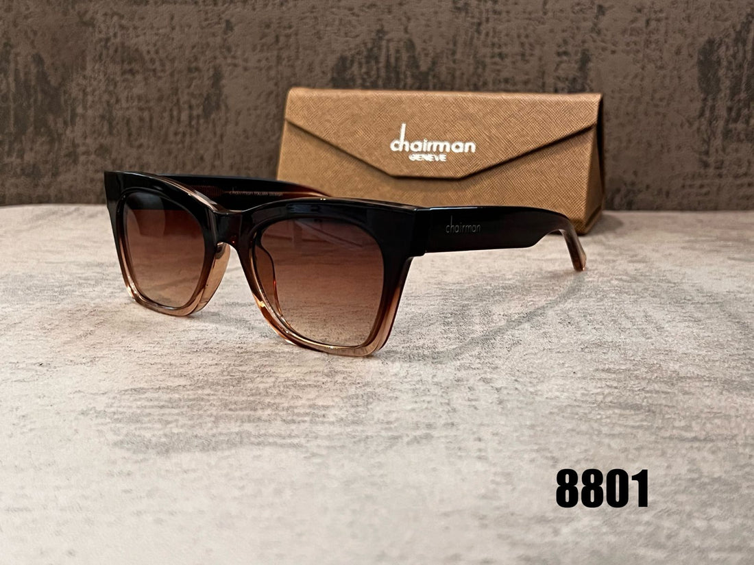 Luxury Unisex Brown Sunglasses