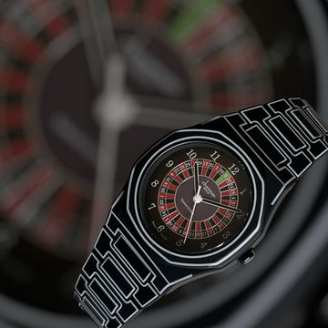 Special Edition Chairman Geneve Black Poly Carbon Gents Watch