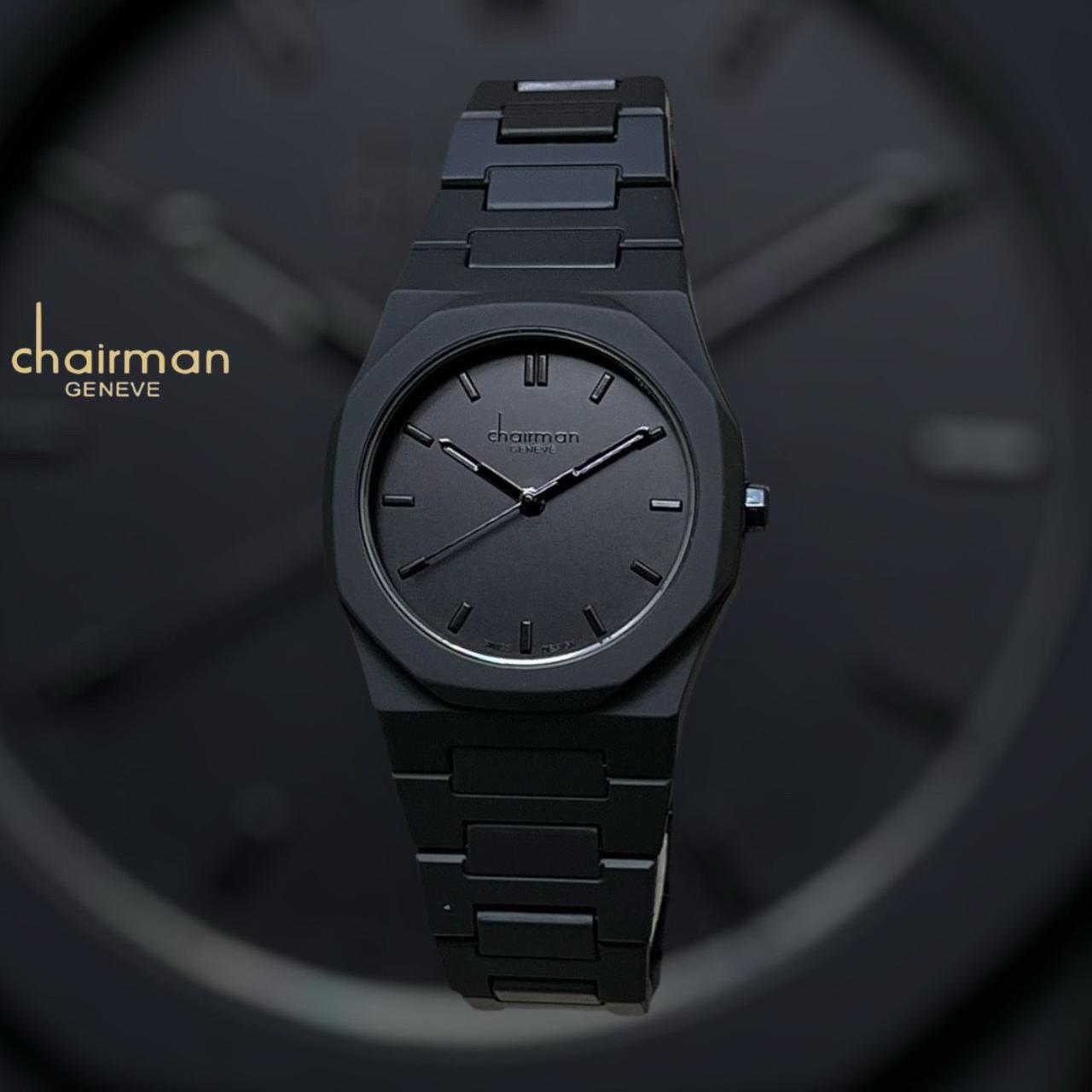 Swiss Design Chairman Geneve Black Gents Watch