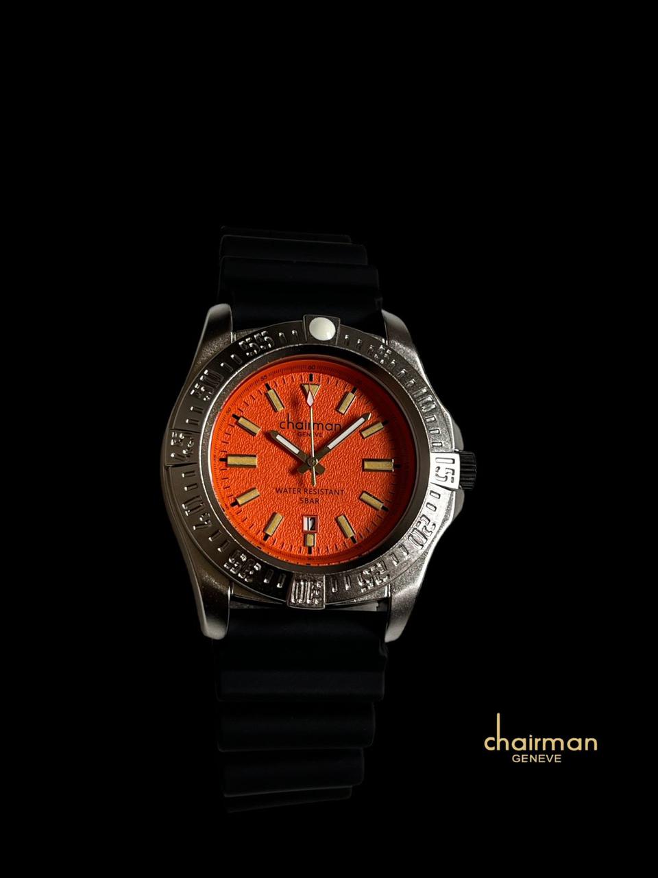 orange dial watch uae