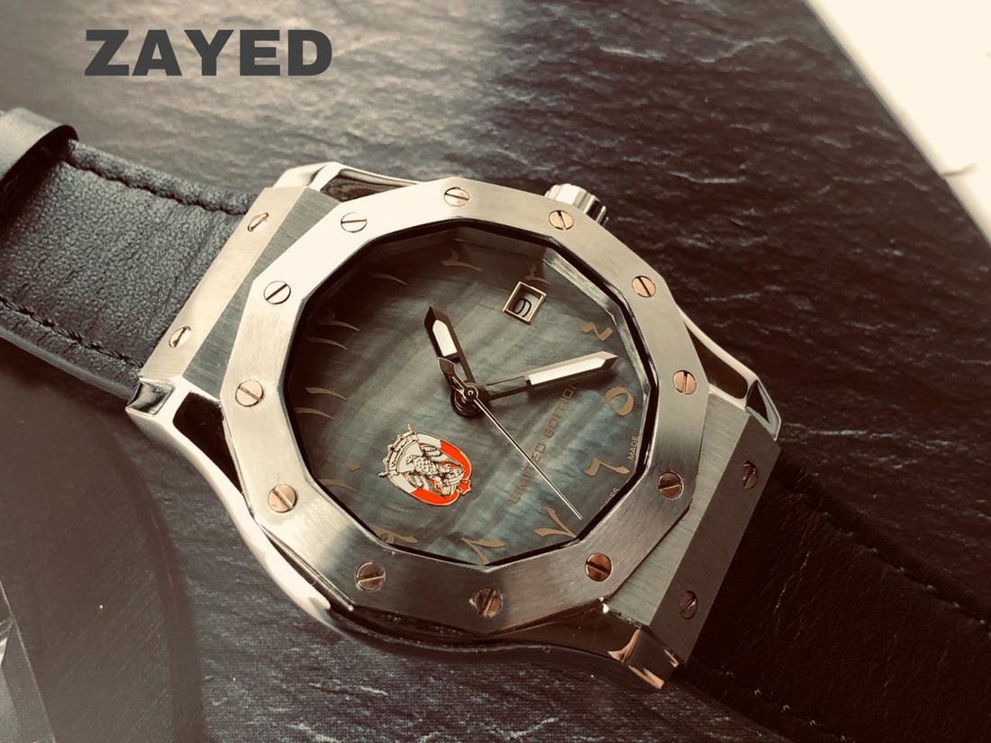 Zayed Metallic Finish Stylish Men's Watch